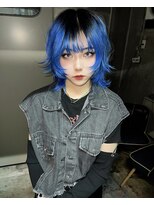 アリートウキョウ(ALLY TOKYO) シャギーウルフボブウルフレイヤー中性ウルフ外ハネウルフカット