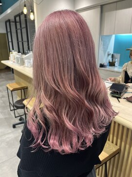 ラック 本厚木店(LUCK) ペールピンク×グラデーションカラー