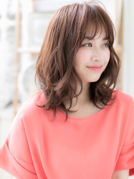 モッズヘア 越谷(mod's hair) 大人かわいいくせ毛風やわらかくびれミディh3越谷20代30代40代