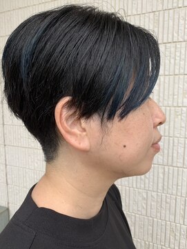 チーゴ(Hair&Spa CHEEGO) ハンサムショート×ブルーブラック