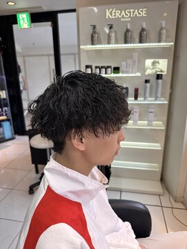 アイズ 海老名(AIZU) 波巻きツイストスパイラルパーマ　スペインカール　メンズパーマ