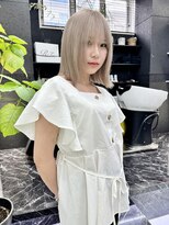 チュダック(ChuDuck)&nbsp;韓国風《ミルクティー》ハイトーン/ケアブリーチ/ダブルカラー