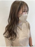 透明感オリーブカラー