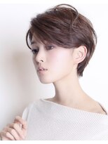 アン 青葉台(un)&nbsp;ハンサムショート/くびれ大人ショート/前髪ありアッシュブラウン