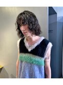 genderles men's bob perm