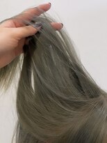 メゾンアクア 表参道(Maison ACQUA)&nbsp;☆ブリーチなしダブルカラー オリーブ オリーブベージュ ボブ