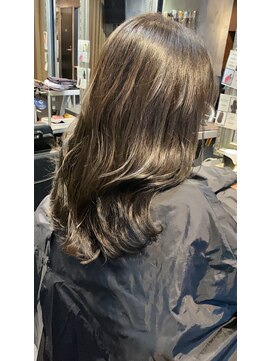 ヘア フラッグ 西葛西店(hair flag) 【透明感】オリーブグレージュ