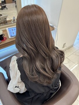 アッシュ 下北沢店(Ash) 初カラーで柔らかナチュラルブラウン