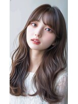 ジルバイジゼル(JILL by GiseL)&nbsp;ナチュラルブラウン　顔まわり　ブリーチなし