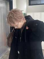 エイチ メンズ(H)&nbsp;ツイストスパイラルパーマアップバングソフトモヒカンツイスパ