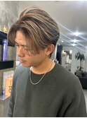 波巻きツイストスパイラルパーマ/フェザーパーマ/眉毛/メンズ