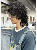 ロン毛ニュアンスウルフパーマ
