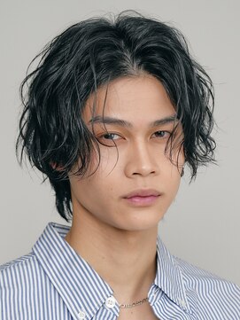 フィフス 仙台(fifth) 仙台センターパートフェザーパーマツイストスパイラルパーマ30代