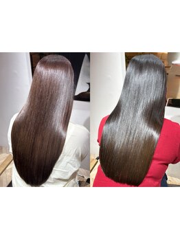 【京都/烏丸】ヘアダメージを抑えた高クオリティ縮毛矯正◎うねりや広がりにお悩みの方ぜひご相談ください