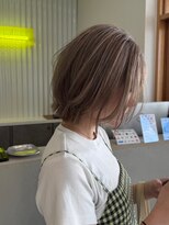 デビュー 沖縄泡瀬店(Debut)&nbsp;クラゲヘアー/小顔に見せるヘア/ココアベージュ/沖縄市