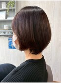 大人上品ショート/立体感ボブ/簡単スタイリング/顔周りレイヤー
