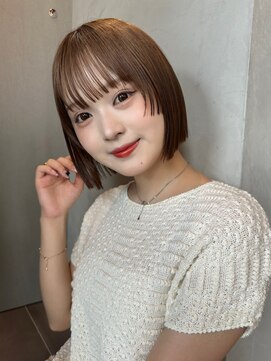 ロンド ボーイ 表参道(Lond BOY) オリーブグレー/ショートボブ/ココアベージュ/黒髪/小顔/原宿