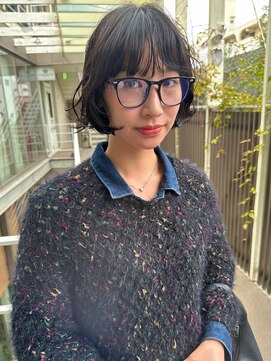 【RIKU】パーマ　ボブパーマ　ミニボブレイヤー