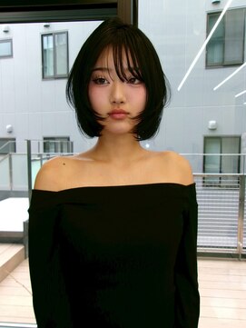 黒髪/レイヤー/ボブ