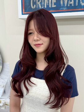 シェノン サントル(CHAINON CENTRE) 梅田/黒髪/クラゲヘアー/オリーブグレー/小顔/ココアベージュ