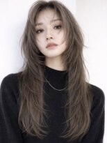 ロックス バイ マグ 松本(rocks BY MAG)&nbsp;抜け感◎レイヤーカット×ミルクティーベージュ