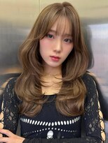サロウィン 新潟万代店(SALOWIN) ハッシュカット×ブリーチなしオリーブベージュ