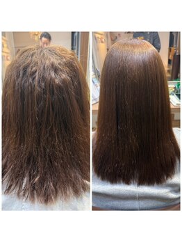 アジール(ASILE)の写真/【池袋C1出口より1分/22時迄】40・50代のエイジングの悩みを髪質改善で解消!
