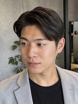 ルードノエル(Rue de noel)&nbsp;Men's/ショート/七三分け/ダークブラウン
