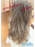 【憧れの外国人風♪透明感あるダブルカラ-】カット+グラデ-ションカラ-￥13500