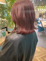 ロンドフルール 大宮東口(Lond fleur)&nbsp;【Lond fleur 石畑結華】外ハネピンクひし形ミディアム