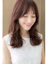 モッズヘア 上尾西口店(mod's hair)&nbsp;艶ボルドーバレイヤージュなみなみウェーブZ上尾20代30代40代