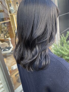 ネオリーブ アンド 渋谷店(Neolive &) 【neolive& 渋谷店】大人ヘア!黒髪ミディアム