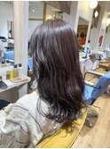 パープルアッシュ×透明感