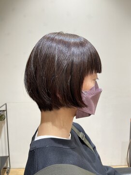 クローゼット 新宿(closet) イメチェンチェリーブラウン[髪質改善/ヘッドスパ白髪染め/新宿]