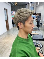 サン(son)&nbsp;メンズショートxアッシュベージュ