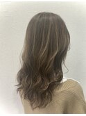 ペールベージュハイライトカラー　【稲毛】