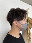 束間パーマ