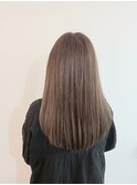 30代40代50代ホワイトベージュ大人かわいいヘアショコラアッシュ