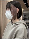 インナーカラーピンクベージュ
