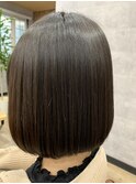 縮毛矯正ケアルーガ×前下がりボブ♪多賀城駅前