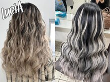 【シールエクステ+カラー施術】