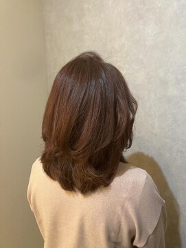 ウィスプ 赤羽店(wisp) 白髪ぼかしピンクベージュ