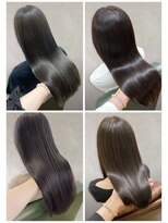 美容室フルール&nbsp;20代30代40代髪質改善ナチュラル艶感ピンクアッシュ