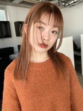 ディッセンバー 神宮前(December) ブラウンベージュ/切りっぱなし/ブリーチなし