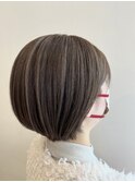 ショートボブ×ハイライト