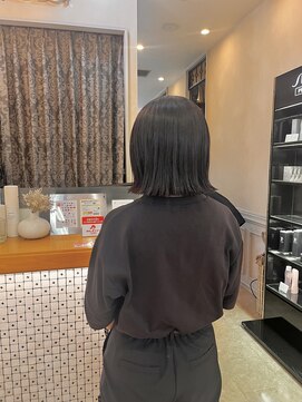 シャンプーボーイ セントラル 博多(SHAMPOO BOY central) 外はねボブ