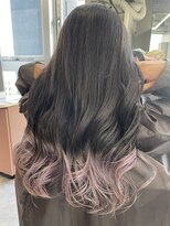 ジエクト ヴィシア(The Ect VIXIA)&nbsp;裾カラー/グラデーションカラー/ラベンダーカラー