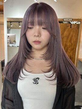 キラ 原宿(KILLA) デザインカラー/レイヤーカット/ウェットヘア/韓国/ダブルカラー