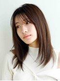 シースルーセミロング