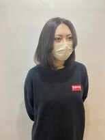 ヘアーアンドメイクアップモパ ミディボブ
